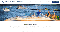 Desktop Screenshot of emeraldpointmarina.com